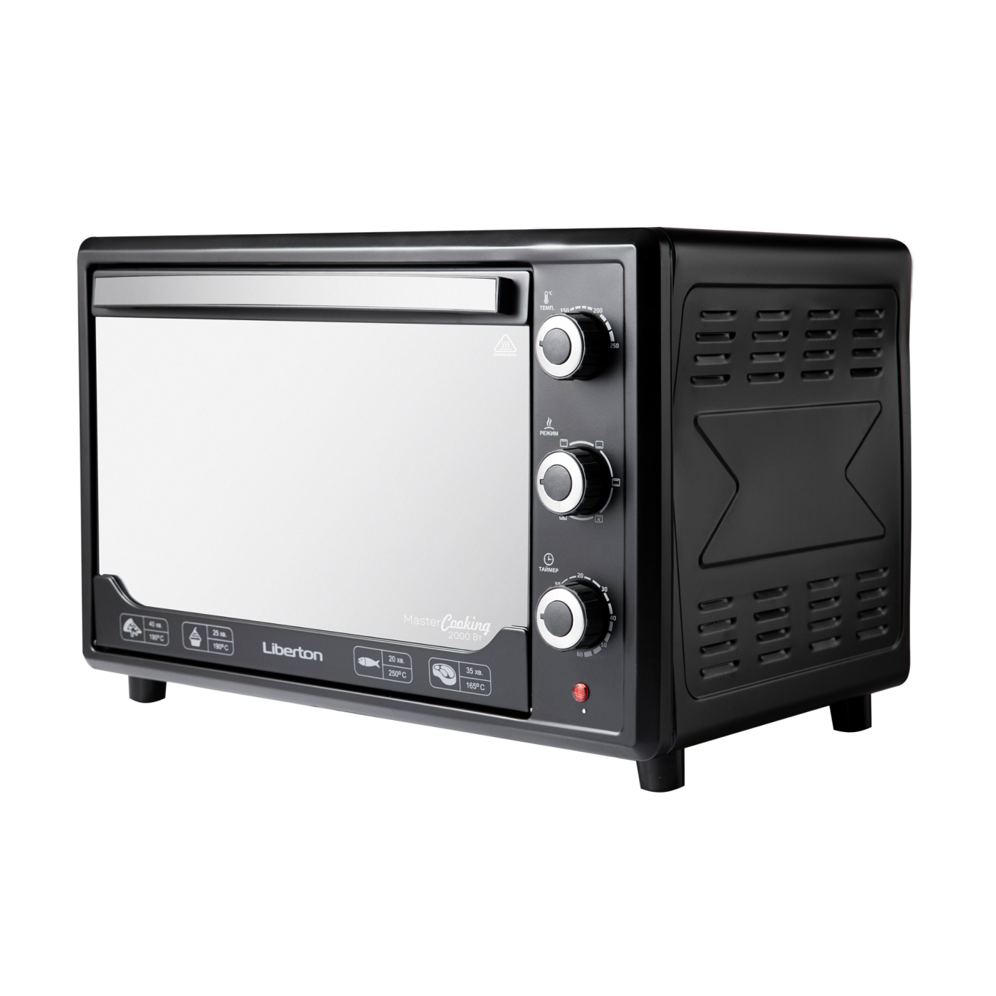 Електродуховка LEO-480 Black Mirror