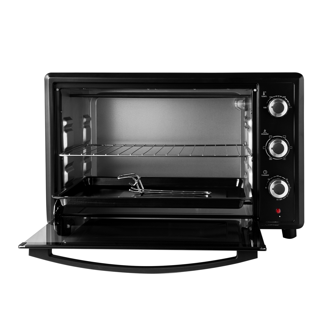 Електродуховка LEO-480 Black Mirror