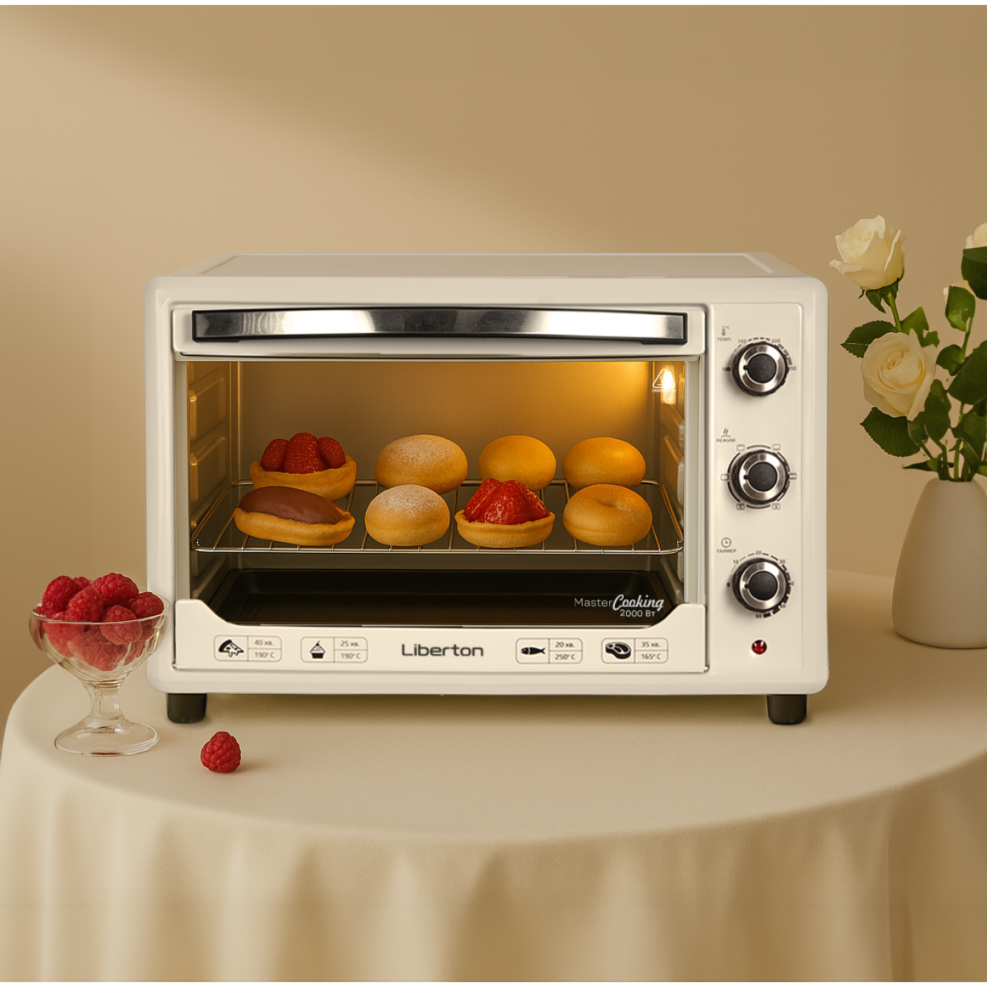 Електродуховка LEO-480 White