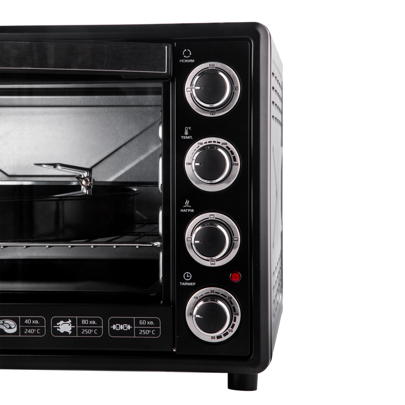 Електродуховка LEO-650 Black