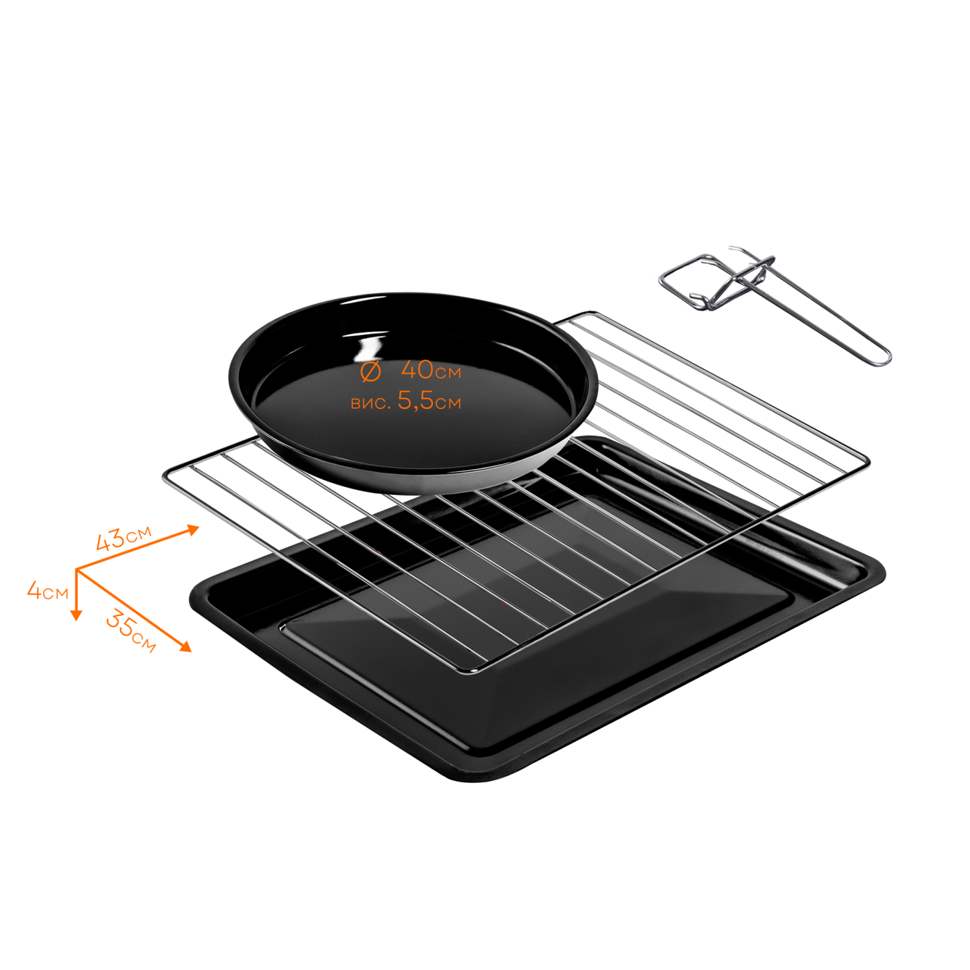 Електродуховка LEO-650 Black