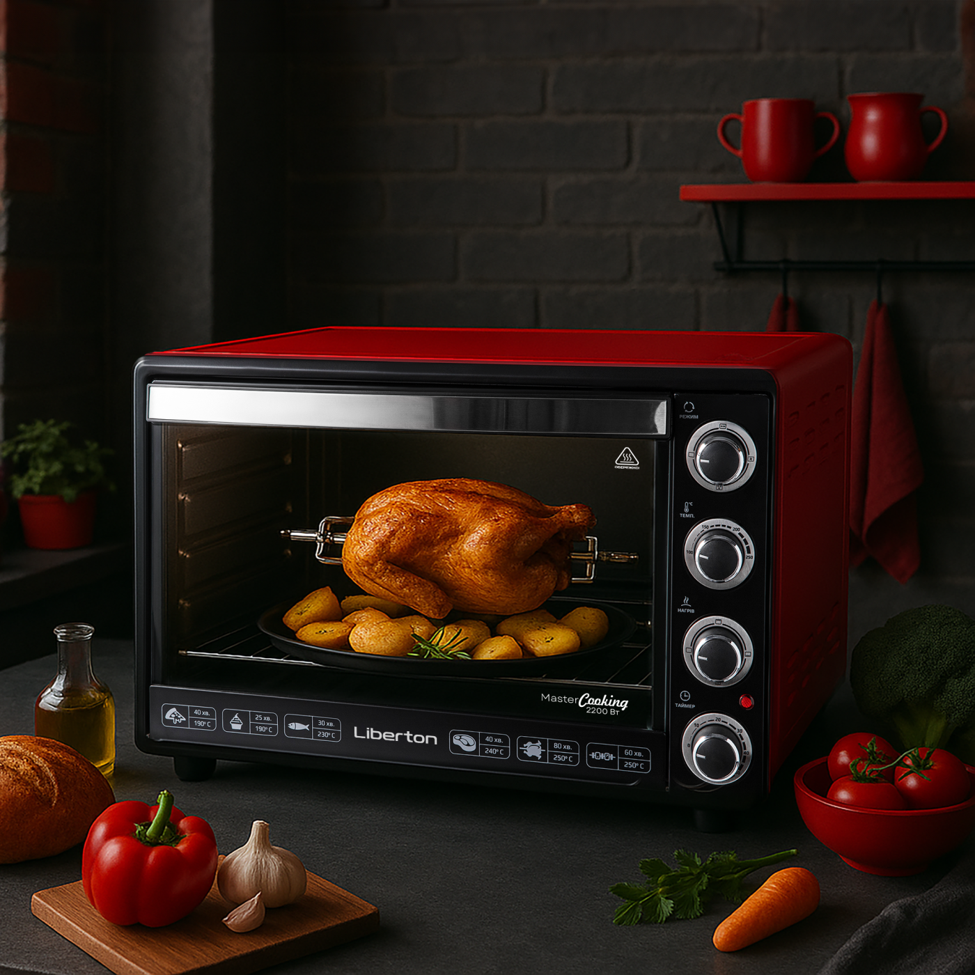 Електродуховка LEO-650 Red