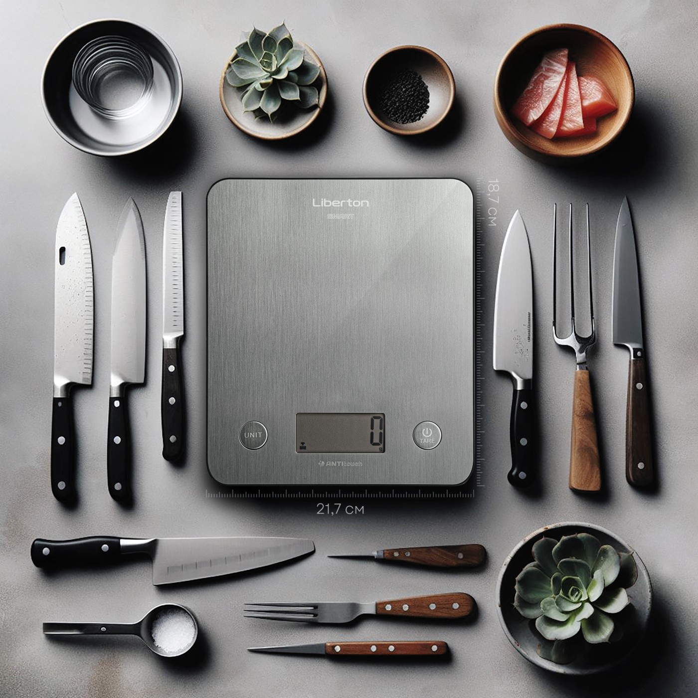 Ваги кухонні LIBERTON LKS-0713 Smart