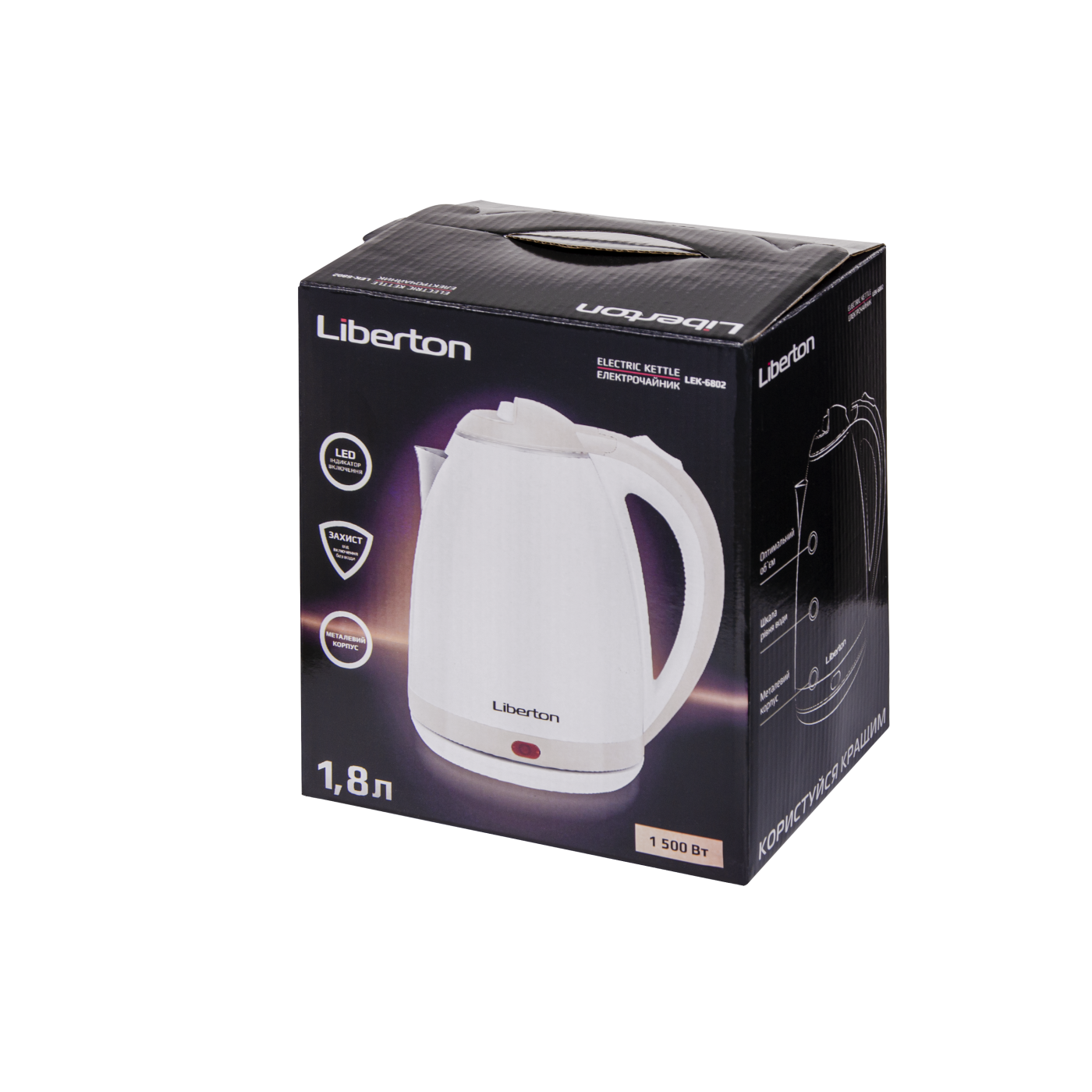 Електрочайник LEK-6802