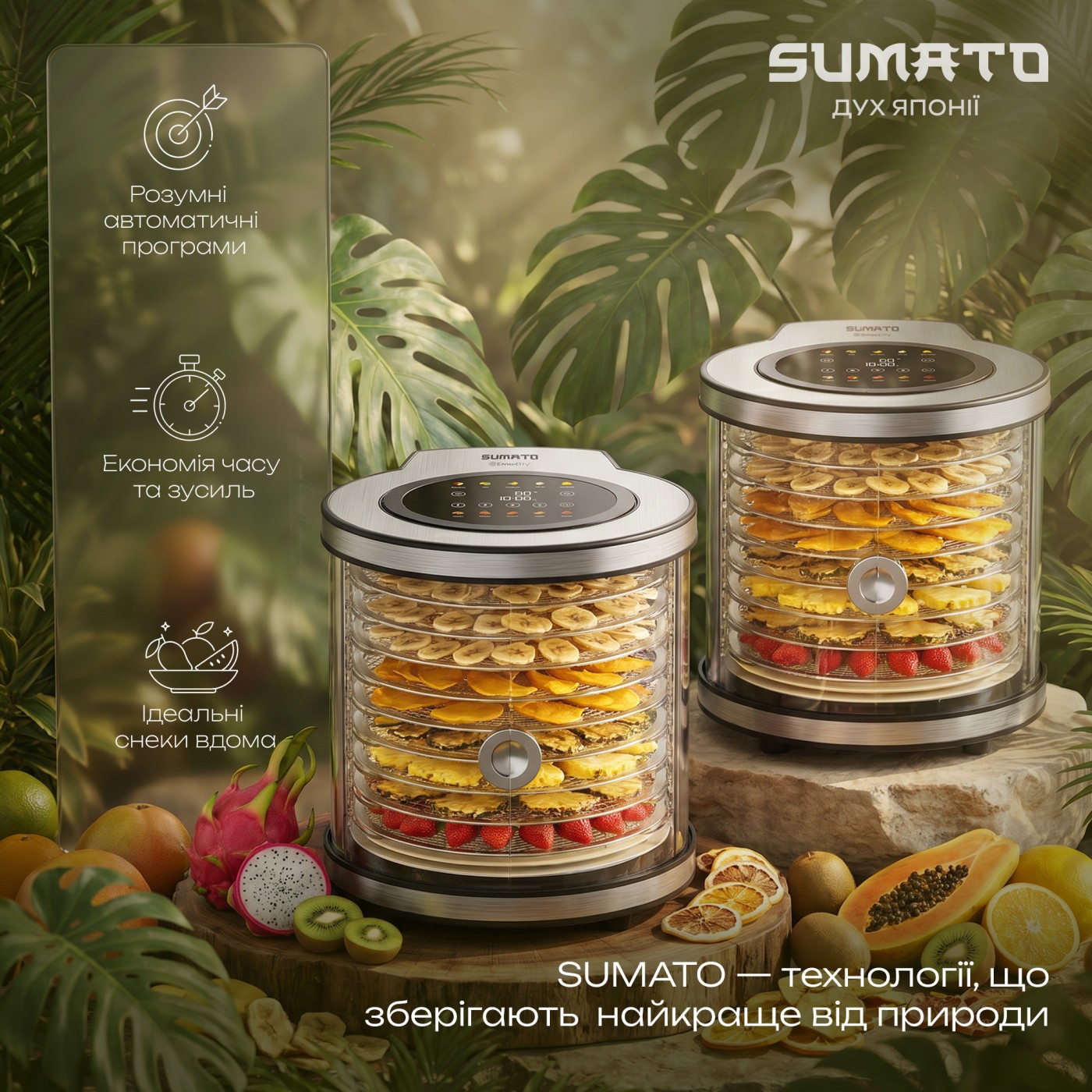Сушарка для овочів та фруктів SU-04FD02